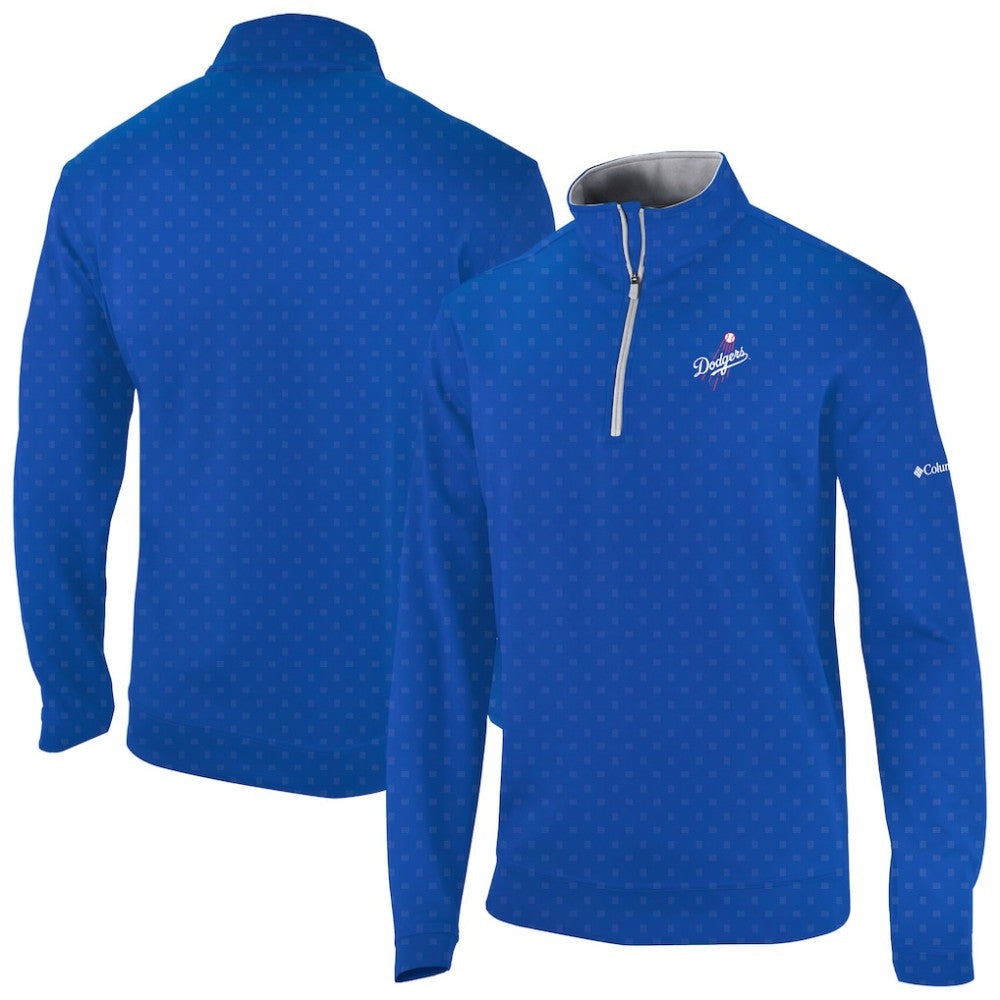 Los Angeles Dodgers Columbia Wickham Hills Omni-Wick Quarter-Zip Jacket - MLB Jackets