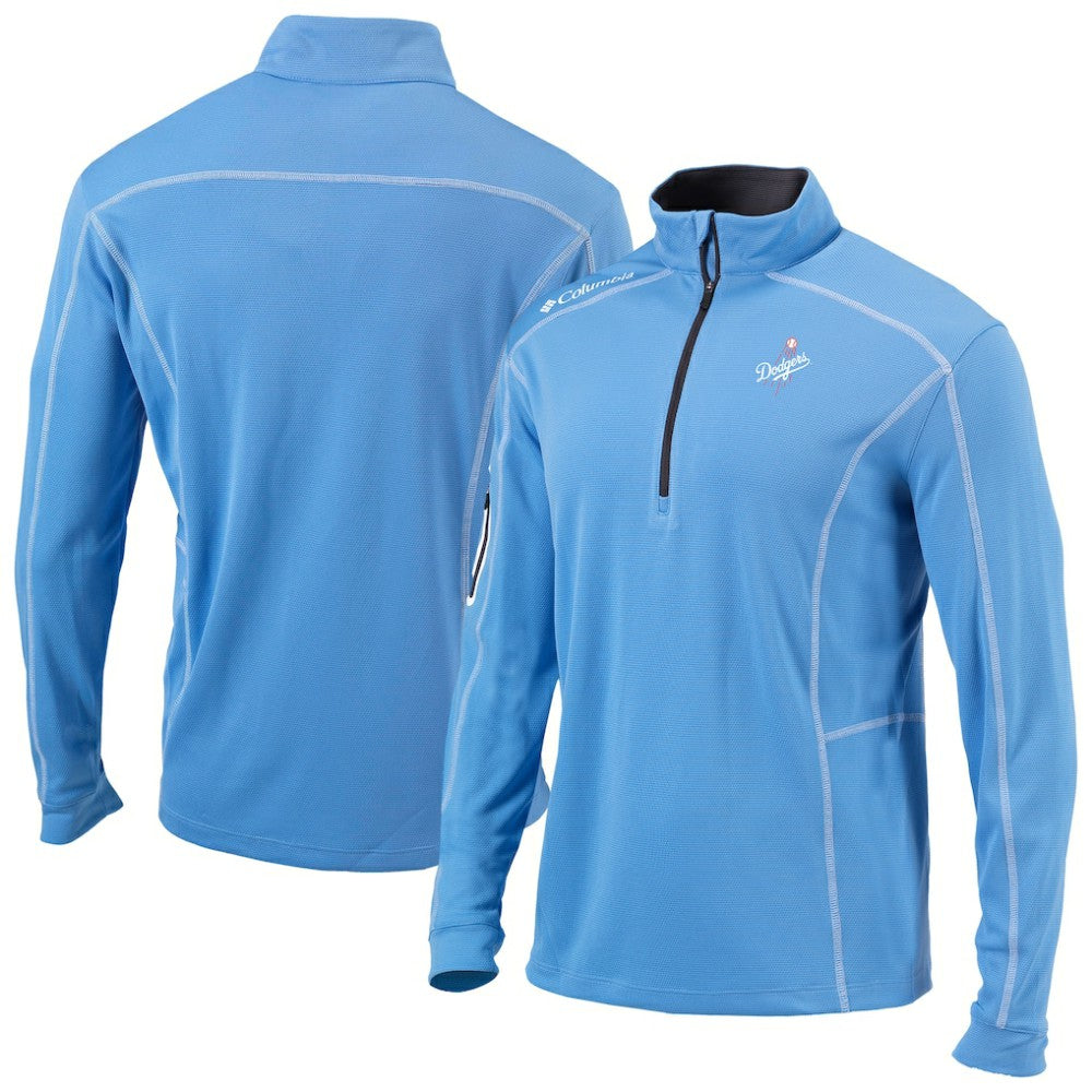 Los Angeles Dodgers Columbia Omni-Wick Shotgun Quarter-Zip Jacket - MLB Jackets