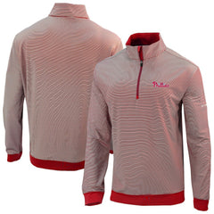 Philadelphia Phillies Columbia Omni-Wick Even Lie Quarter-Zip Pullover Top - MLB Pullover