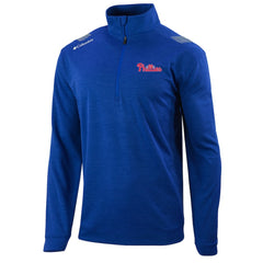 Philadelphia Phillies Columbia Oakland Downs Omni-Wick Quarter-Zip Top - MLB Tops