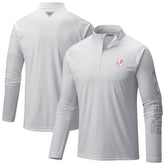 New York Yankees Columbia Terminal Tackle Raglan Omni-Shade Quarter-Zip Pullover Top - MLB Pullover