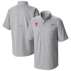 Philadelphia Phillies Columbia Omni-Wick Low Drag Offshore Button-Up Shirt - MLB