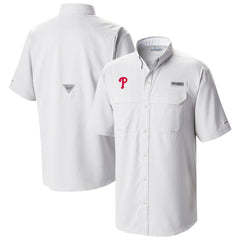 Philadelphia Phillies Columbia Omni-Wick Low Drag Offshore Button-Up Shirt - MLB
