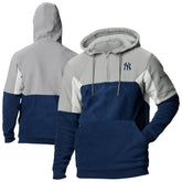 New York Yankees Columbia Lodge Fleece Quarter-Zip Hoodie - MLB Hoodies