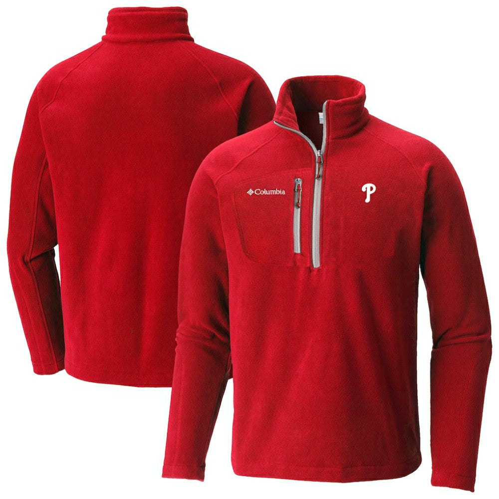 Philadelphia Phillies Columbia Fast Trek III Half-Zip Fleece Pullover - MLB Pullover