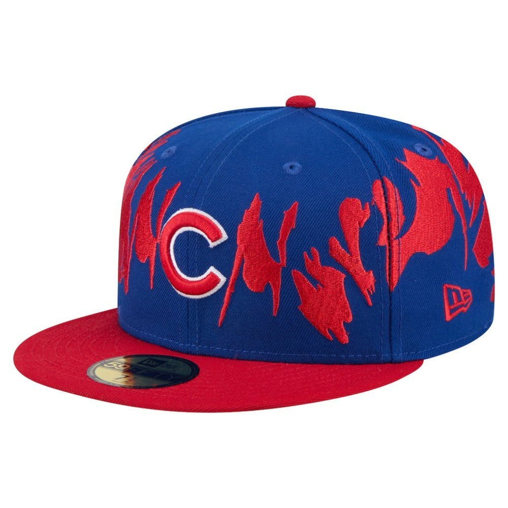 Chicago Cubs New Era Retro Pattern 59FIFTY Fitted Hat - MLB Hats