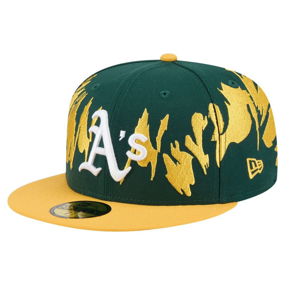 Athletics New Era Retro Pattern 59FIFTY Fitted Hat - MLB Hats