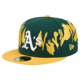 Athletics New Era Retro Pattern 59FIFTY Fitted Hat - MLB Hats