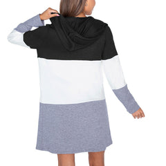 Pittsburgh Steelers Gameday Couture Women's Tri-Blend Color Block Lightweight Cardigan Hoodie | NFL New
