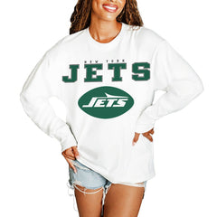 New York Jets Gameday Couture Women's Big Goals Oversized Long Sleeve T-Shirt | NFL Sale