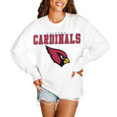Arizona Cardinals Gameday Couture Women's Big Goals Oversized Long Sleeve T-Shirt | NFL Online