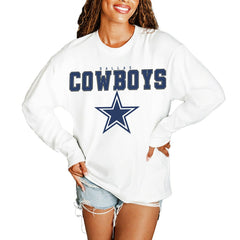Dallas Cowboys Gameday Couture Women's Big Goals Oversized Long Sleeve T-Shirt | NFL Hot
