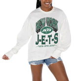 New York Jets Gameday Couture Women's Time Out Oversized Long Sleeve T-Shirt | NFL New