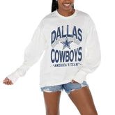 Dallas Cowboys Gameday Couture Women's Time Out Oversized Long Sleeve T-Shirt | NFL Near me