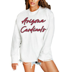 Arizona Cardinals Gameday Couture Women's Classic Comeback Oversized Long Sleeve T-Shirt | NFL US