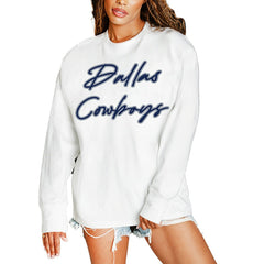 Dallas Cowboys Gameday Couture Women's Classic Comeback Oversized Long Sleeve T-Shirt | NFL On sale