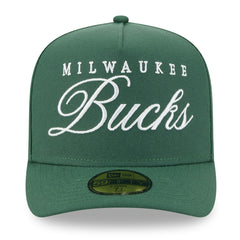 Hunter Green Milwaukee Bucks 2025 NBA Draft A-Frame 59FIFTY Fitted Hat | NBA