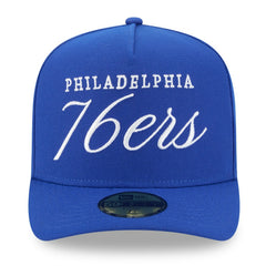 Royal Philadelphia 76ers 2025 NBA Draft A-Frame 59FIFTY Fitted Hat | NBA