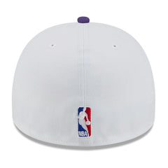 White/Purple Los Angeles Lakers 2025 NBA Draft A-Frame 59FIFTY Fitted Hat | NBA
