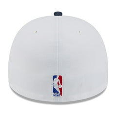 White/Navy Minnesota Timberwolves 2025 NBA Draft A-Frame 59FIFTY Fitted Hat | NBA
