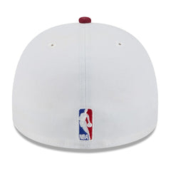 White/Wine Cleveland Cavaliers 2025 NBA Draft A-Frame 59FIFTY Fitted Hat sale | NBA