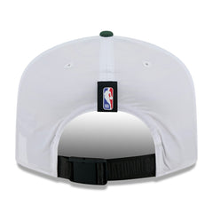 White/Hunter Green Milwaukee Bucks 2025 NBA Draft On-Stage Nylon 19TWENTY Adjustable Hat | NBA