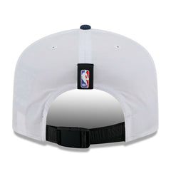 White/Navy New Orleans Pelicans 2025 NBA Draft On-Stage Nylon 19TWENTY Adjustable Hat | NBA