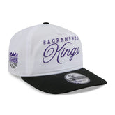 White/Black Sacramento Kings 2025 NBA Draft On-Stage Nylon 19TWENTY Adjustable Hat | NBA