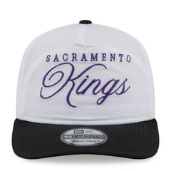 White/Black Sacramento Kings 2025 NBA Draft On-Stage Nylon 19TWENTY Adjustable Hat | NBA