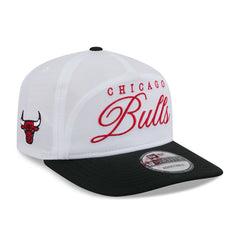 White/Black Chicago Bulls 2025 NBA Draft On-Stage Nylon 19TWENTY Adjustable Hat | NBA
