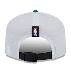 White/Kelly Green Boston Celtics 2025 NBA Draft On-Stage Nylon 19TWENTY Adjustable Hat | NBA