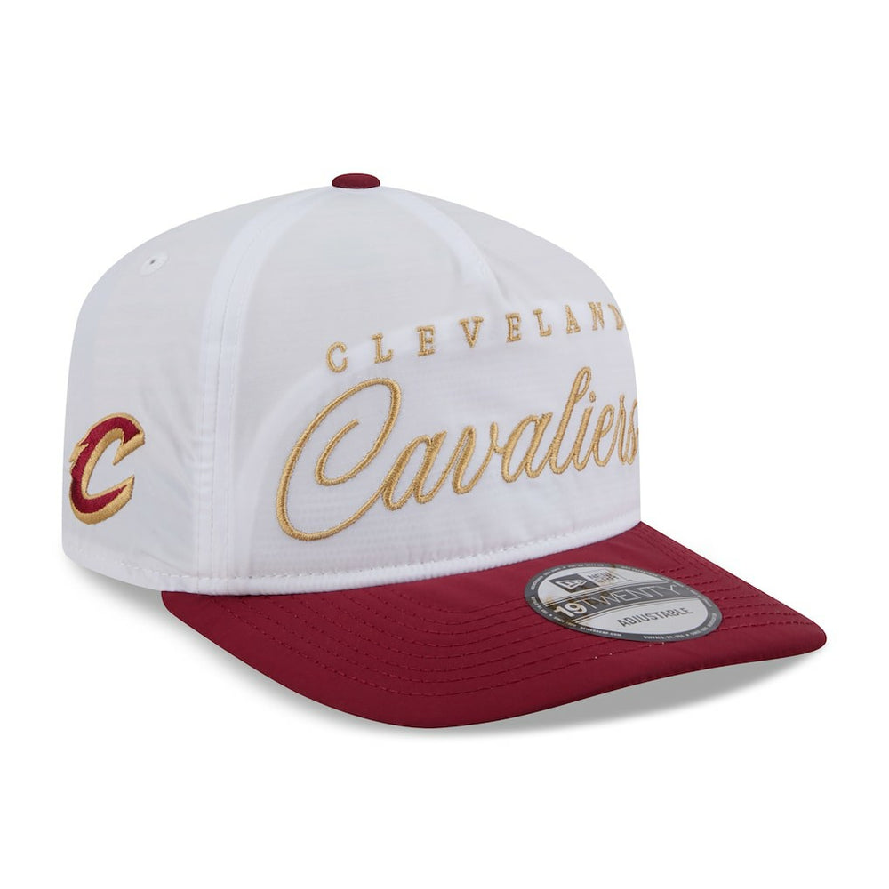White/Wine Cleveland Cavaliers 2025 NBA Draft On-Stage Nylon 19TWENTY Adjustable Hat sale | NBA