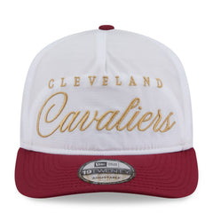 White/Wine Cleveland Cavaliers 2025 NBA Draft On-Stage Nylon 19TWENTY Adjustable Hat sale | NBA