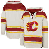 Calgary Flames '47 Rockaway Lacer Pullover Hoodie - NHL Hoodies