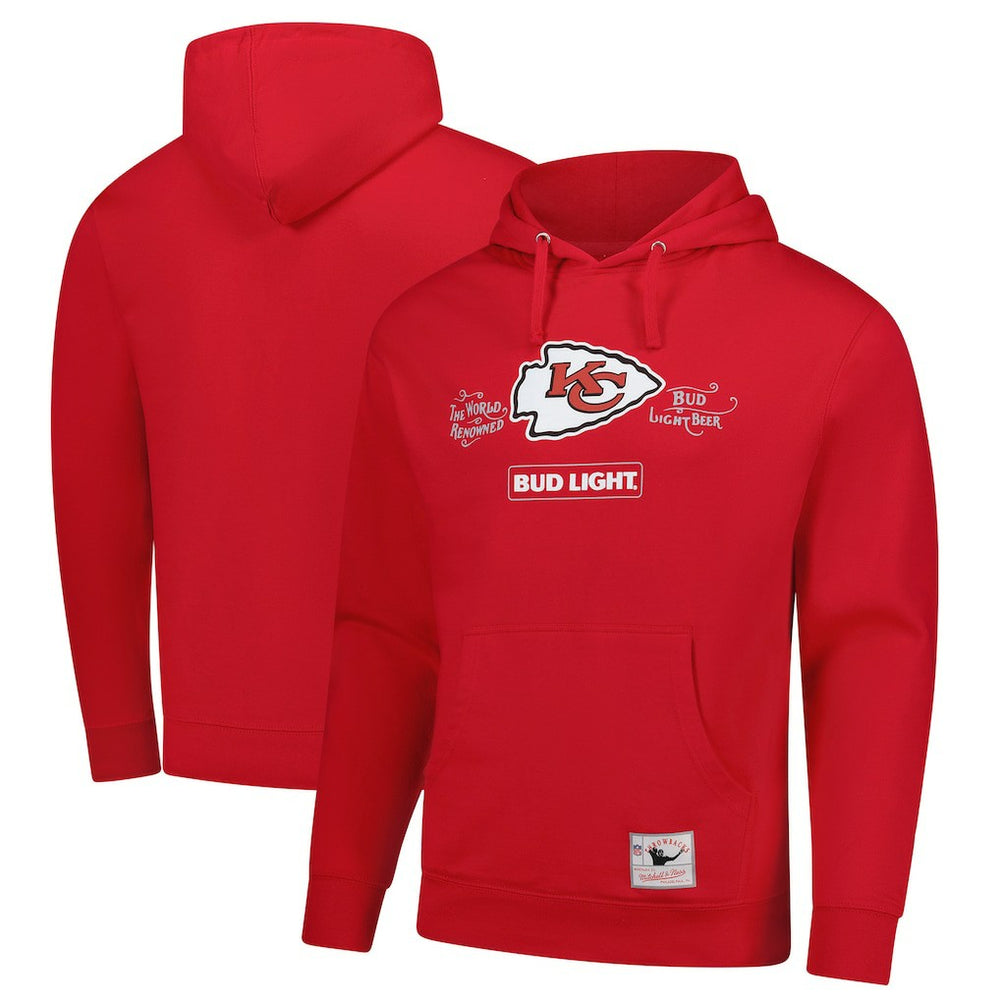 Kansas City Chiefs NFL x Bud Light Vintage Pullover Hoodie | NFL On sale