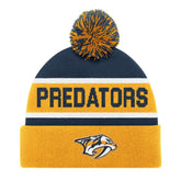 Nashville Predators Starter Cuffed Knit Hat with Pom - NHL Hats