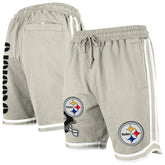 Pittsburgh Steelers Stone Multi Patch Shorts | NFL Discount
