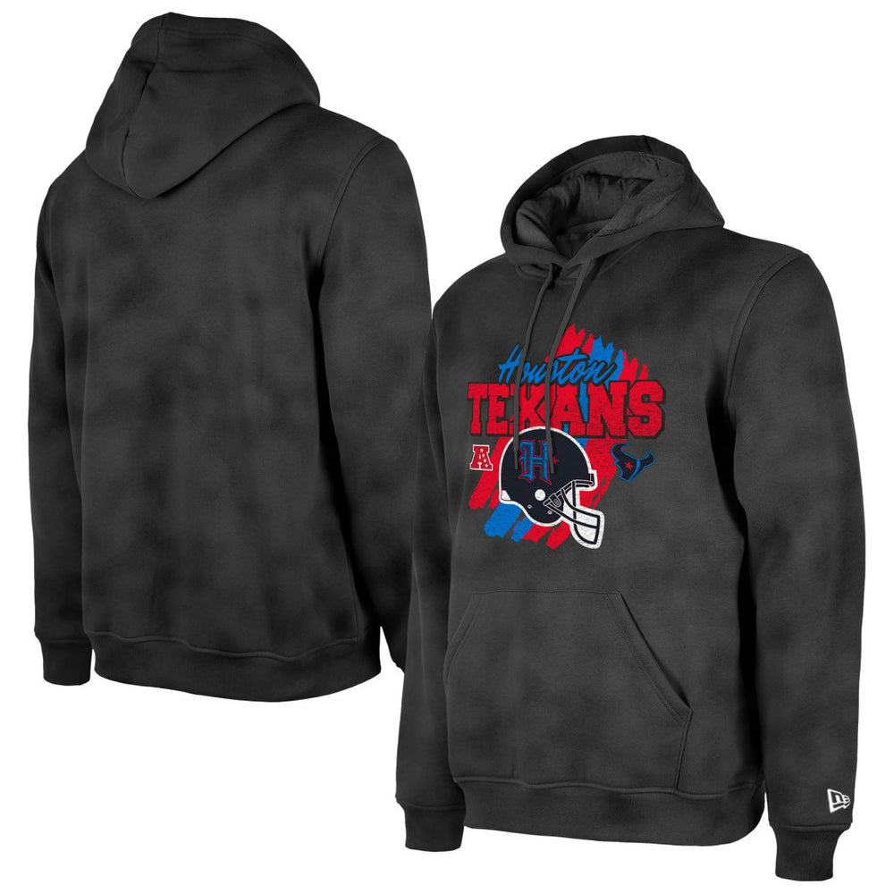 Houston Texans Identity Helmet Enzyme Washed Pullover Hoodie | NFL Near me