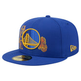 Royal Golden State Warriors State Stitch 59FIFTY Fitted Hat sale | NBA