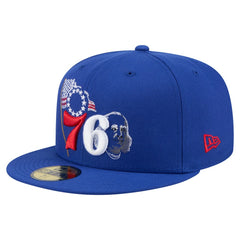Royal Philadelphia 76ers State Stitch 59FIFTY Fitted Hat | NBA