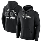 Baltimore Ravens Personalized Name & Number Pullover Hoodie | NFL US
