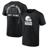 Cleveland Browns Personalized Name & Number Monochrome T-Shirt | NFL Online