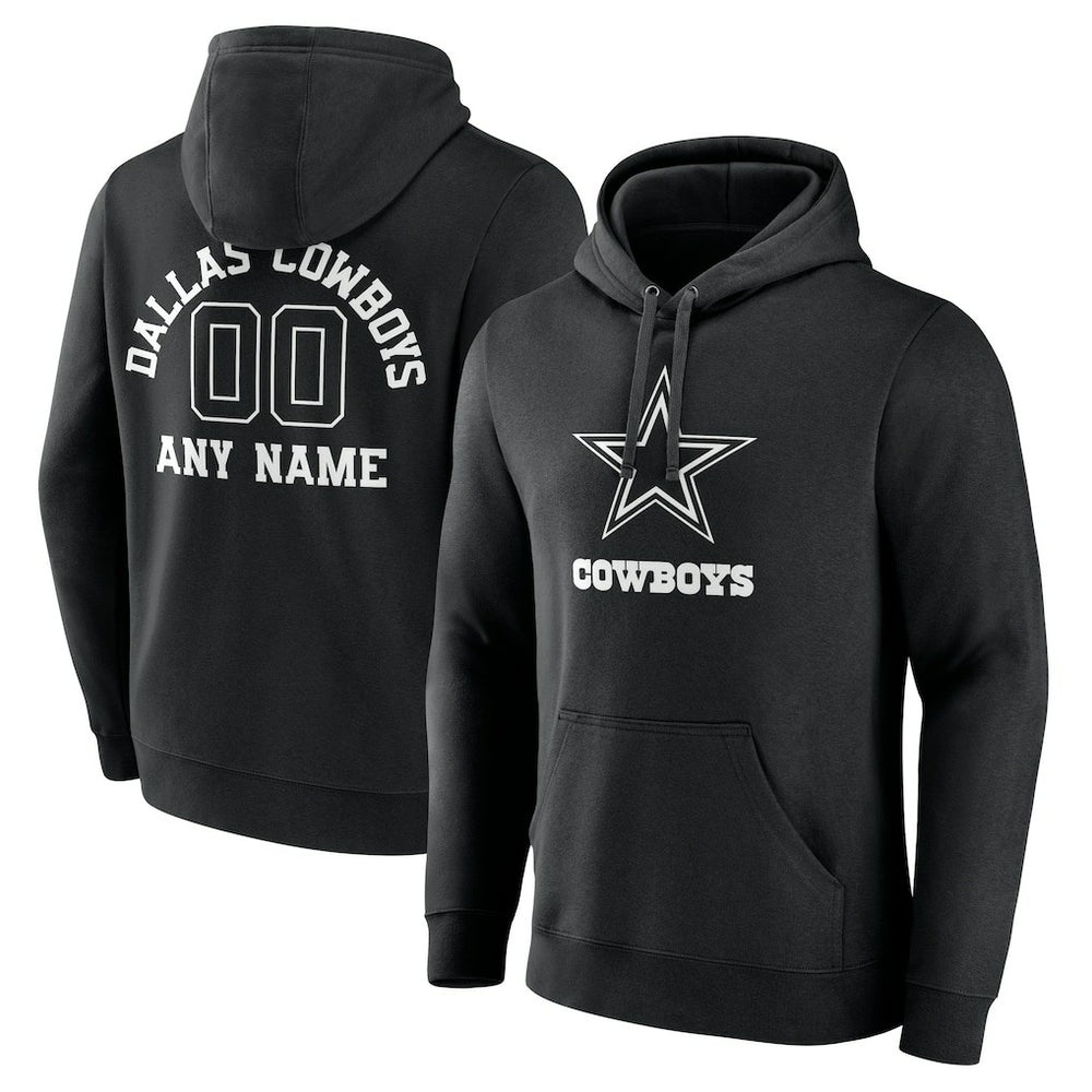 Dallas Cowboys Personalized Name & Number Pullover Hoodie | NFL Discount