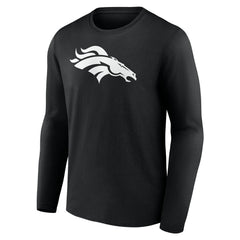 Denver Broncos Personalized Name & Number Monochrome Long Sleeve T-Shirt | NFL US