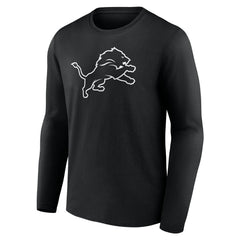 Detroit Lions Personalized Name & Number Monochrome Long Sleeve T-Shirt | NFL On sale