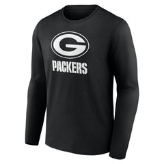 Green Bay Packers Personalized Name & Number Monochrome Long Sleeve T-Shirt | NFL Outlet