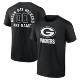 Green Bay Packers Personalized Name & Number Monochrome T-Shirt | NFL Outlet