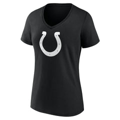 Indianapolis Colts Women's Personalized Name & Number Monochrome V-Neck T-Shirt | NFL Discount