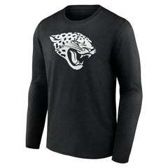 Jacksonville Jaguars Personalized Name & Number Monochrome Long Sleeve T-Shirt | NFL On sale