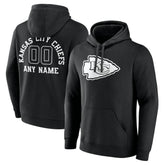 Kansas City Chiefs Personalized Name & Number Pullover Hoodie | NFL Hot